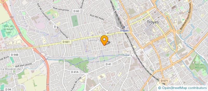 localisation de l'entreprise MONSIEUR OLIVIER WARGNIER-JULIEN  SAINTE-SAVINE