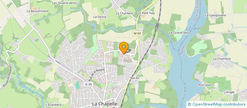 localisation de l'entreprise MONSIEUR OLIVIER WATEL à LA CHAPELLE-SUR-ERDRE