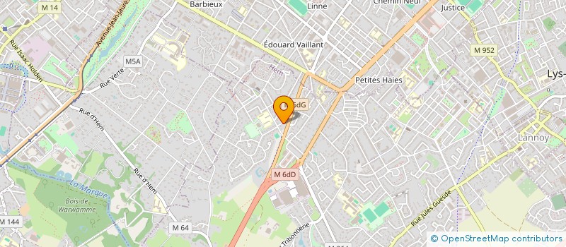 localisation de l'entreprise MONSIEUR OLIVIER WATTELLIER  HEM