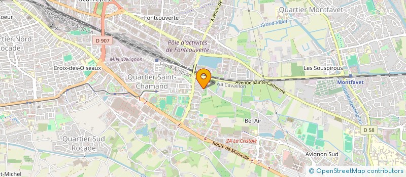 localisation de l'entreprise MONSIEUR OLIVIER WEGLARZ  AVIGNON