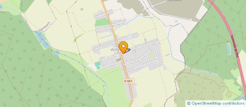 localisation de l'entreprise MONSIEUR OLIVIER WESOLEK  SARRALBE