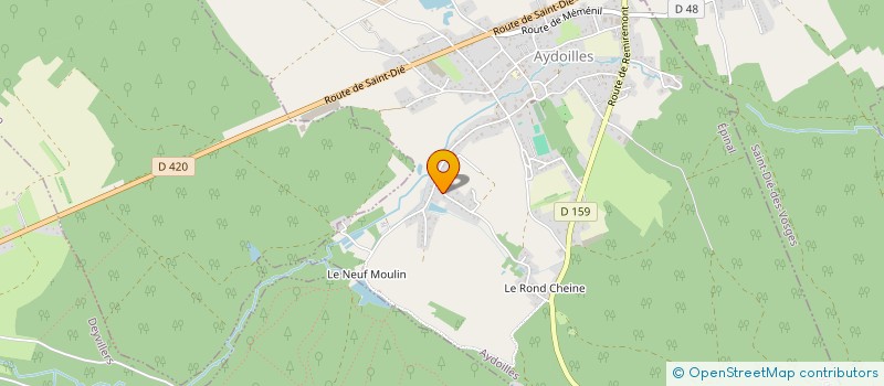 localisation de l'entreprise MONSIEUR OLIVIER WILLMANN  AYDOILLES