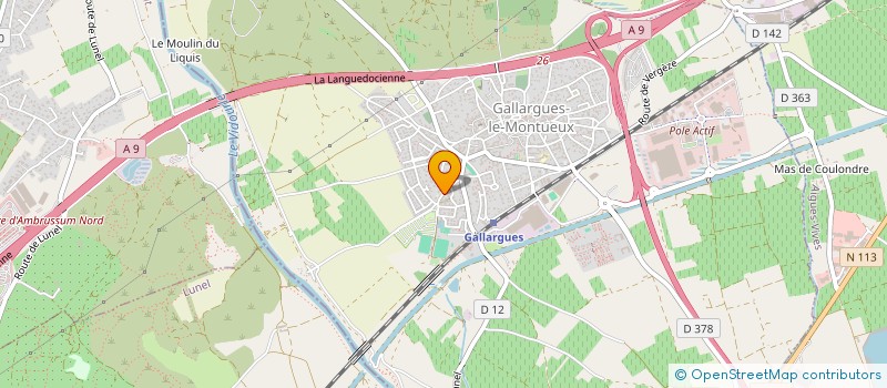localisation de l'entreprise MONSIEUR OLIVIER WOLFROM à GALLARGUES-LE-MONTUEUX