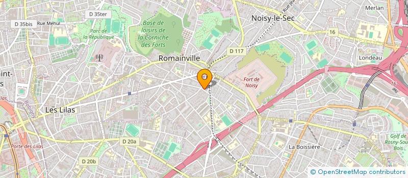 localisation de l'entreprise MONSIEUR OLIVIER XU à ROMAINVILLE