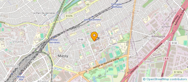 localisation de l'entreprise MONSIEUR OLIVIER ZAHOUTH  MASSY