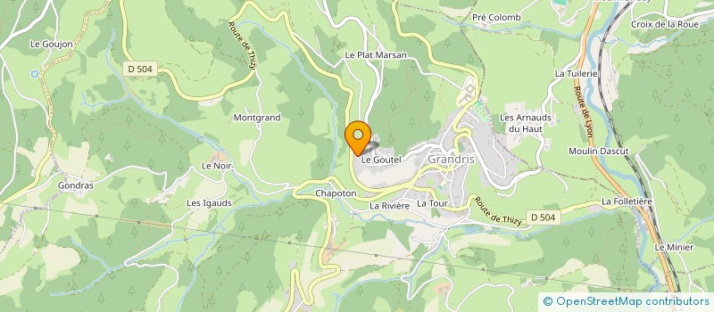 localisation de l'entreprise MONSIEUR OLIVIER ZALESKI à GRANDRIS