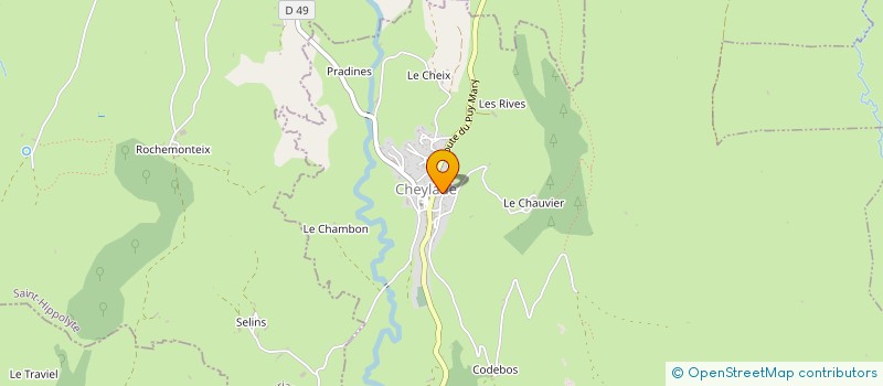 localisation de l'entreprise MONSIEUR OLIVIER ZANATTA à MARCHASTEL