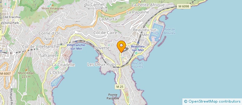 localisation de l'entreprise MONSIEUR OLIVIER ZAPPALA  BEAULIEU-SUR-MER