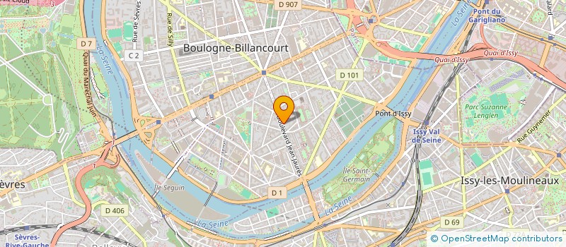 localisation de l'entreprise MONSIEUR OLIVIER ZBIROU à BOULOGNE-BILLANCOURT