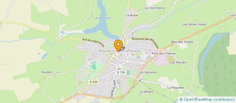 localisation de l'entreprise MONSIEUR OLIVIER ZORZ à BOURBON-L'ARCHAMBAULT