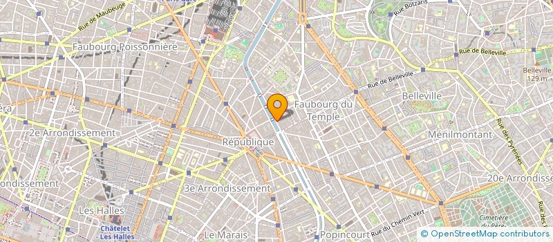 localisation de l'entreprise MONSIEUR OLIVIERO BERGAMIN à PARIS