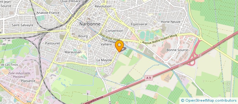 localisation de l'entreprise MONSIEUR OLIVIO PEREZ  NARBONNE