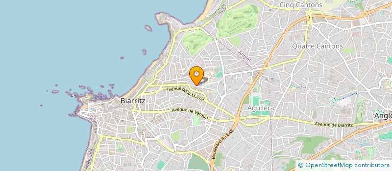 localisation de l'entreprise MONSIEUR OLLE VAN KEPPEL SANDELL  BIARRITZ