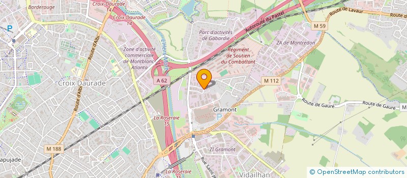 localisation de l'entreprise MONSIEUR OLLIVIER ARSAC  TOULOUSE