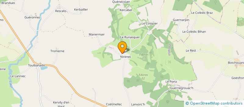 localisation de l'entreprise MONSIEUR OLLIVIER BARBERE  PLOERDUT