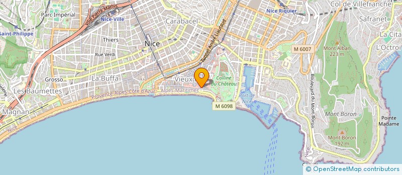 localisation de l'entreprise MONSIEUR OLLIVIER CARLES DE CAUDEMBERG  NICE