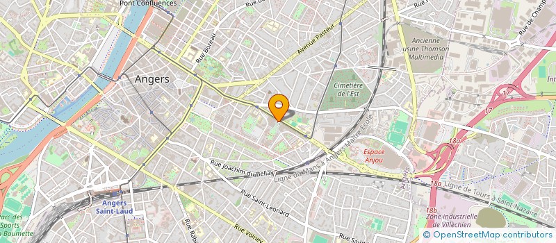 localisation de l'entreprise MONSIEUR OLLIVIER JOUIN à ANGERS
