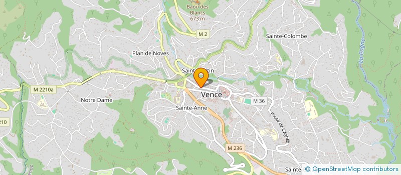 localisation de l'entreprise MONSIEUR OLLIVIER LAGRANGE à VENCE