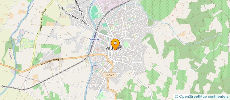 localisation de l'entreprise MONSIEUR OLLIVIER MENANTEAU  VAUVERT