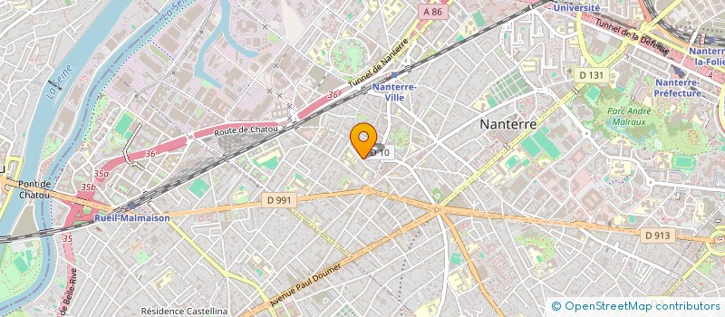 localisation de l'entreprise MONSIEUR OLLIVIER RECLUS  NANTERRE