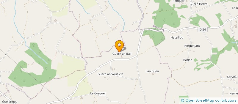 localisation de l'entreprise MONSIEUR OLLIVIER STEPHAN à GURUNHUEL