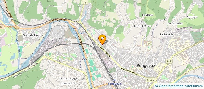 localisation de l'entreprise MONSIEUR OLLIVIER VERON à PERIGUEUX