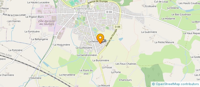 localisation de l'entreprise MONSIEUR OLOUWA ADEKOUNLE EBO  ARGENTRE-DU-PLESSIS