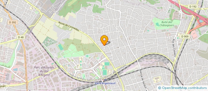 localisation de l'entreprise MONSIEUR OLSON CLASSONEL  ARGENTEUIL