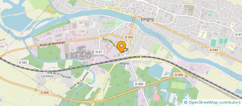 localisation de l'entreprise MONSIEUR OLUDARE FADEYI à JOIGNY