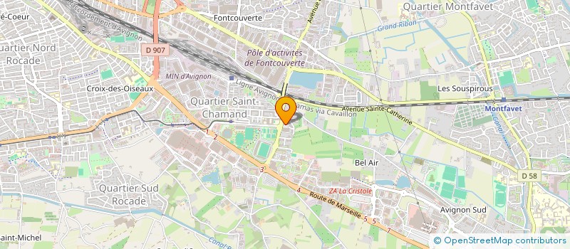 localisation de l'entreprise MONSIEUR OLUKUNLE AJAYI  AVIGNON