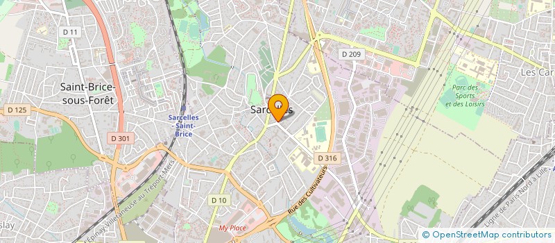 localisation de l'entreprise MONSIEUR OLUWADAMILOLA ADESOKAN à SARCELLES