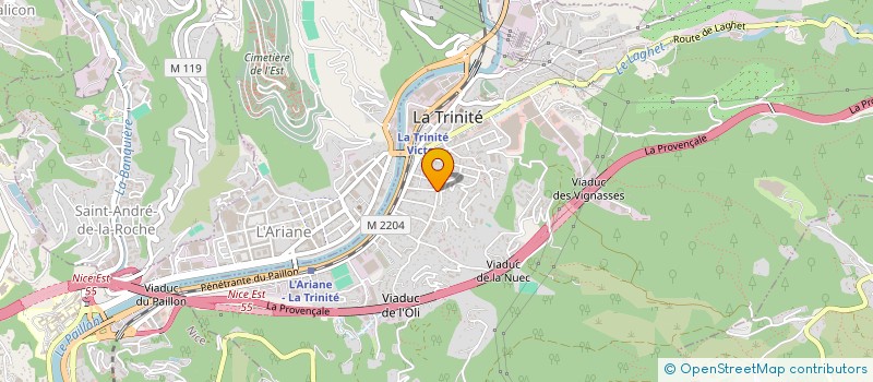 localisation de l'entreprise MONSIEUR OLYMPE GASTALDI à LA TRINITE
