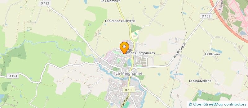 localisation de l'entreprise MONSIEUR OLYMPE VERON  LONGUENEE-EN-ANJOU