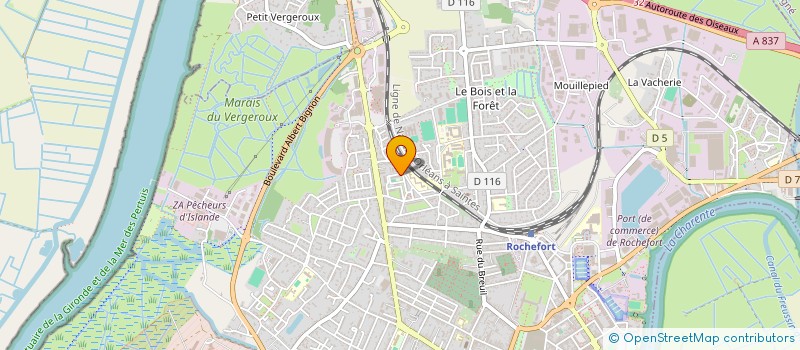 localisation de l'entreprise MONSIEUR OMAN ASHRAF  ROCHEFORT