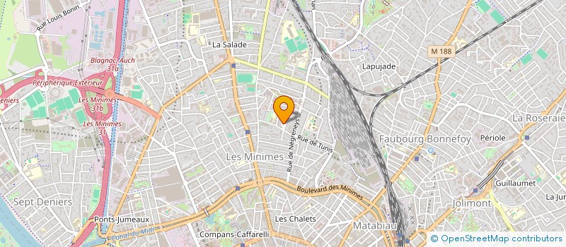 localisation de l'entreprise MONSIEUR OMAR ABAKAR ALI  TOULOUSE