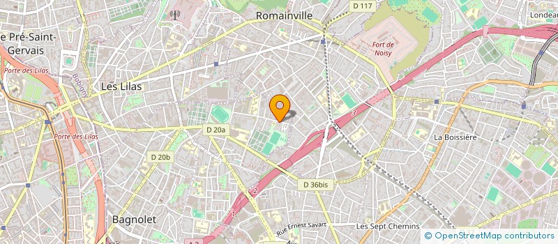 localisation de l'entreprise MONSIEUR OMAR ABDALLA à BAGNOLET