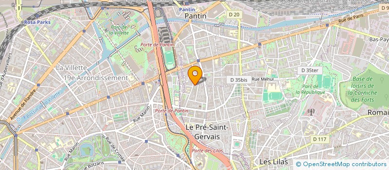 localisation de l'entreprise MONSIEUR OMAR ABDOURAHMAN MOHAMED à LE PRE-SAINT-GERVAIS