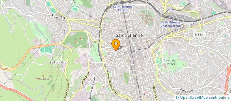 localisation de l'entreprise MONSIEUR OMAR ABO FARRAJ  SAINT-ETIENNE