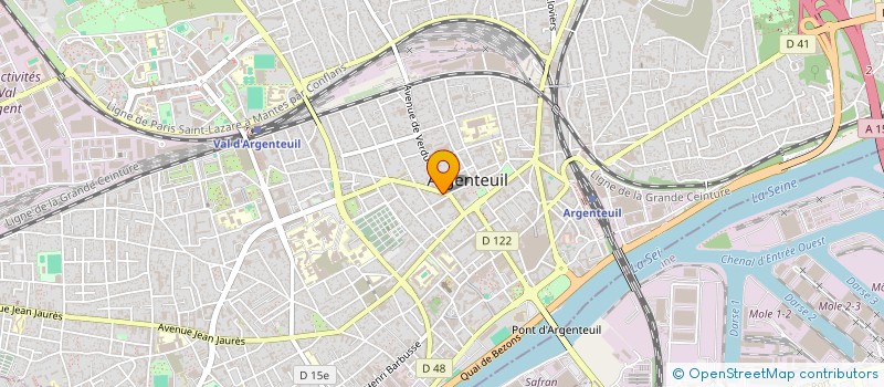 localisation de l'entreprise MONSIEUR OMAR ABOUSLIME  ARGENTEUIL