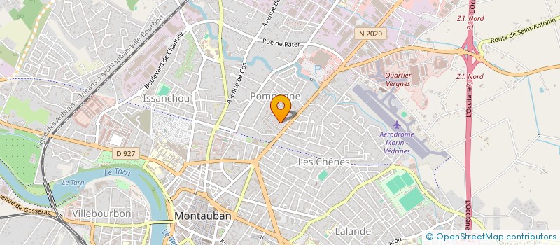 localisation de l'entreprise MONSIEUR OMAR AFKIR  MONTAUBAN