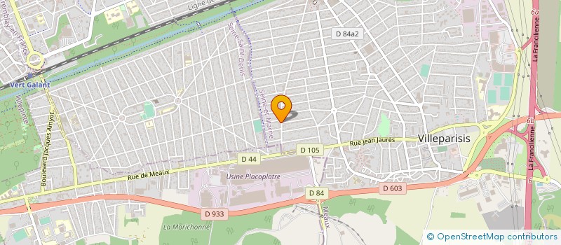 localisation de l'entreprise MONSIEUR OMAR AIN SEBAA  VILLEPARISIS