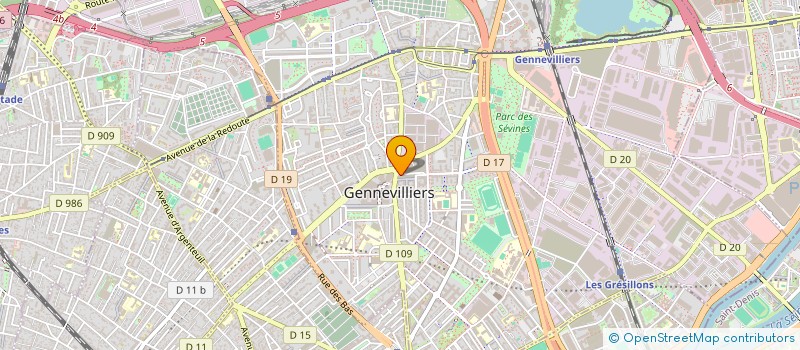 localisation de l'entreprise MONSIEUR OMAR AIT-IZEM à GENNEVILLIERS