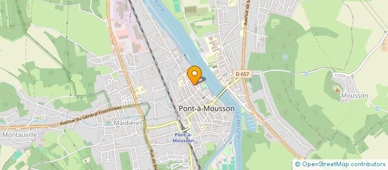 localisation de l'entreprise MONSIEUR OMAR AIT MOUKHA  PONT-A-MOUSSON