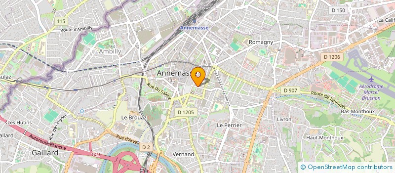 localisation de l'entreprise MONSIEUR OMAR AKOUHAN  ANNEMASSE