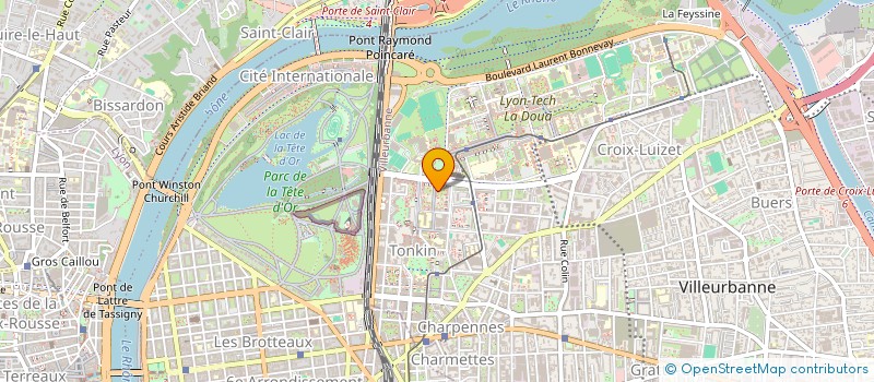 localisation de l'entreprise MONSIEUR OMAR AKZAZ  VILLEURBANNE