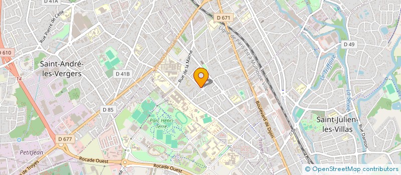 localisation de l'entreprise MONSIEUR OMAR AL JUBAYRI  TROYES