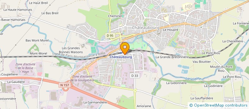 localisation de l'entreprise MONSIEUR OMAR ALAHMAD  CHATEAUBOURG