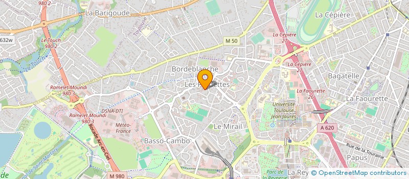 localisation de l'entreprise MONSIEUR OMAR ALEM-DJEBBAR à TOULOUSE