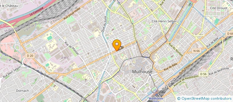 localisation de l'entreprise MONSIEUR OMAR ALI  MULHOUSE