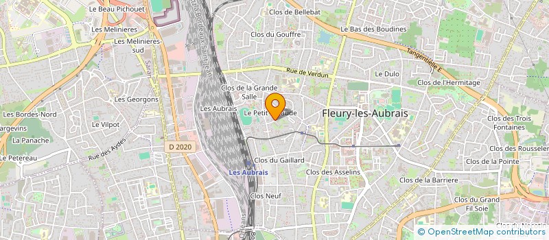 localisation de l'entreprise MONSIEUR OMAR ALILI à FLEURY-LES-AUBRAIS